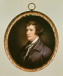 Miniatuur van Edmund Burke, 1795